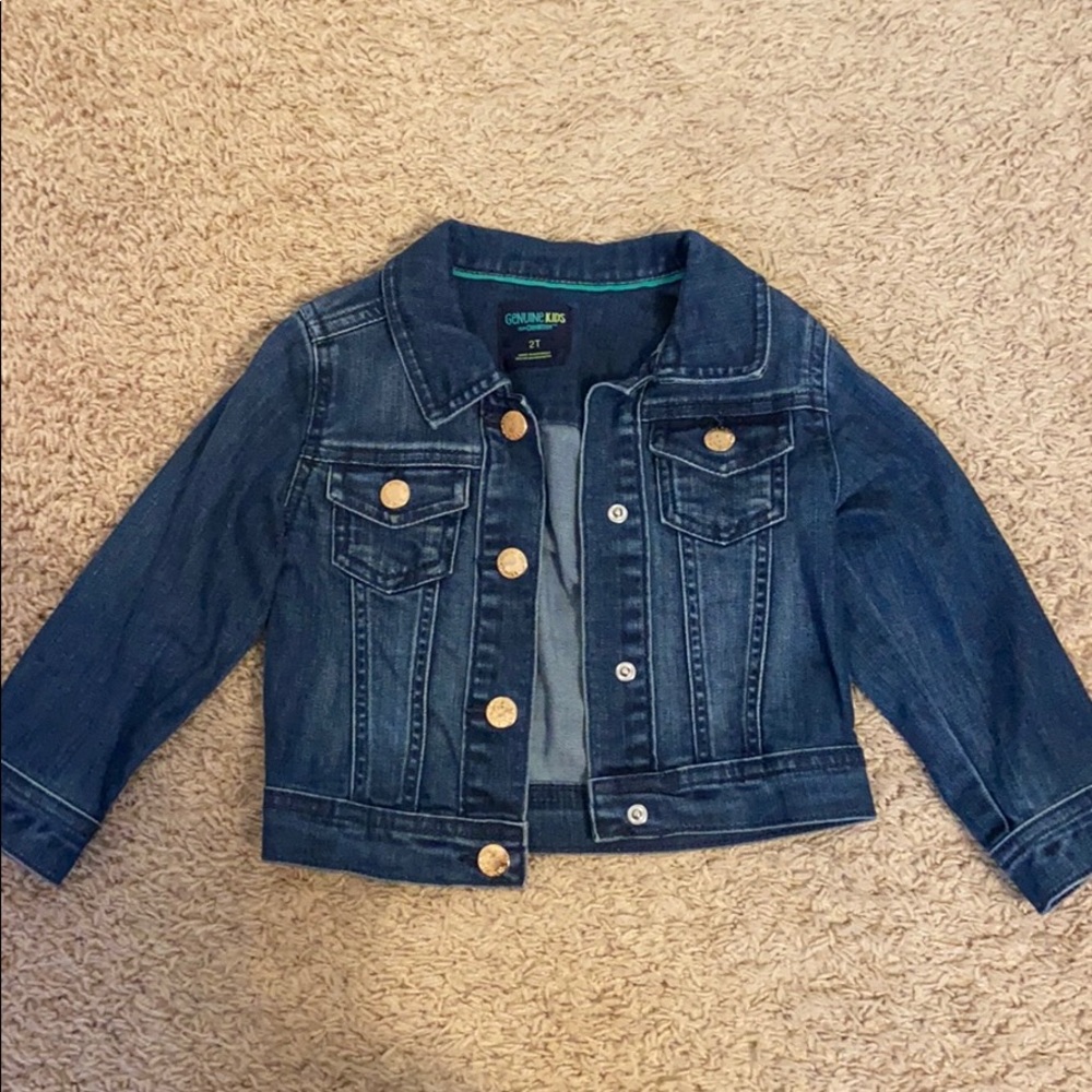 Toddler girl denim jacket